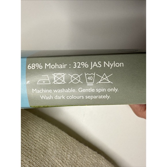 Corrymoor Mohair Explorer Ivory Cushioned Thick Knee Sock Size 11-13 NWT - Picture 4 of 6